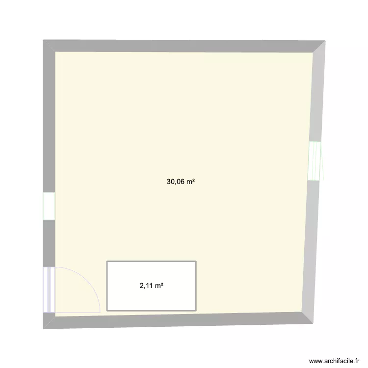 1er &eacute;tage - La rivi&egrave;re. Plan de 