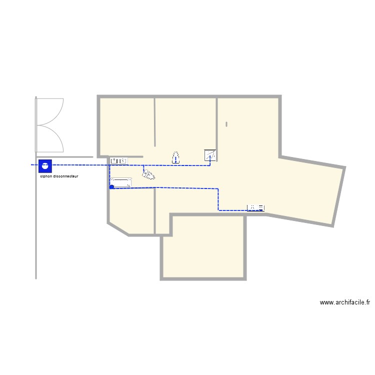471 ass. Plan de 3 pièces et 31 m2
