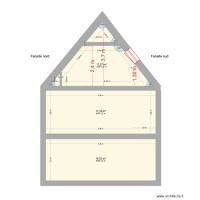 Plan de coupe maison