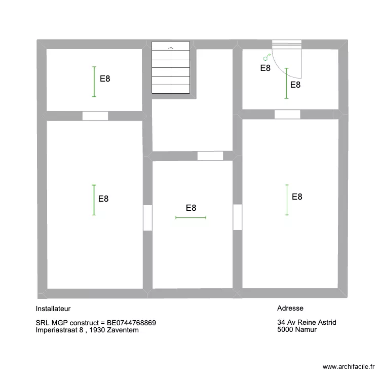 oreine astrid vide ventilek . Plan de 
