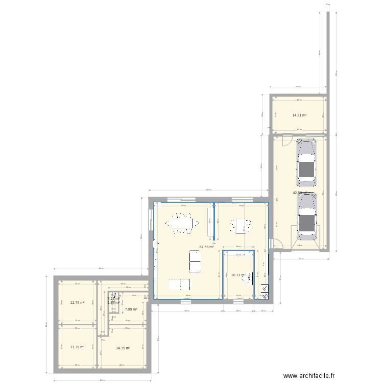 maison liré 28 décembre 2020 v2 meublé. Plan de 0 pièce et 0 m2