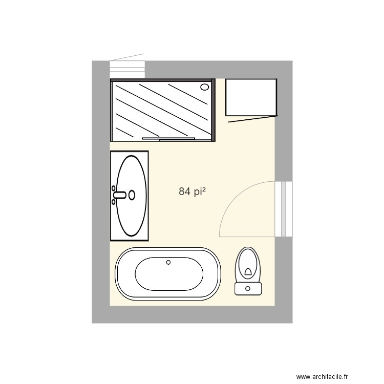 salle de bain 5. Plan de 0 pièce et 0 m2