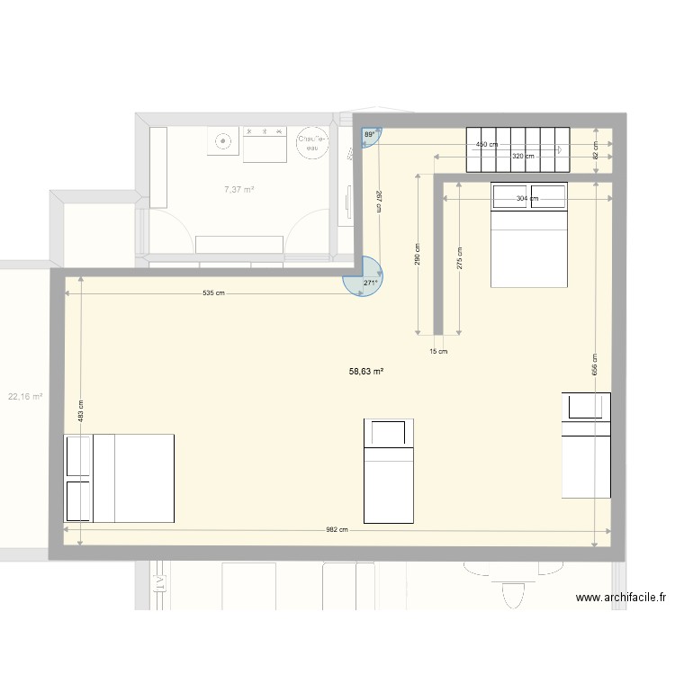 plan 3. Plan de 0 pièce et 0 m2