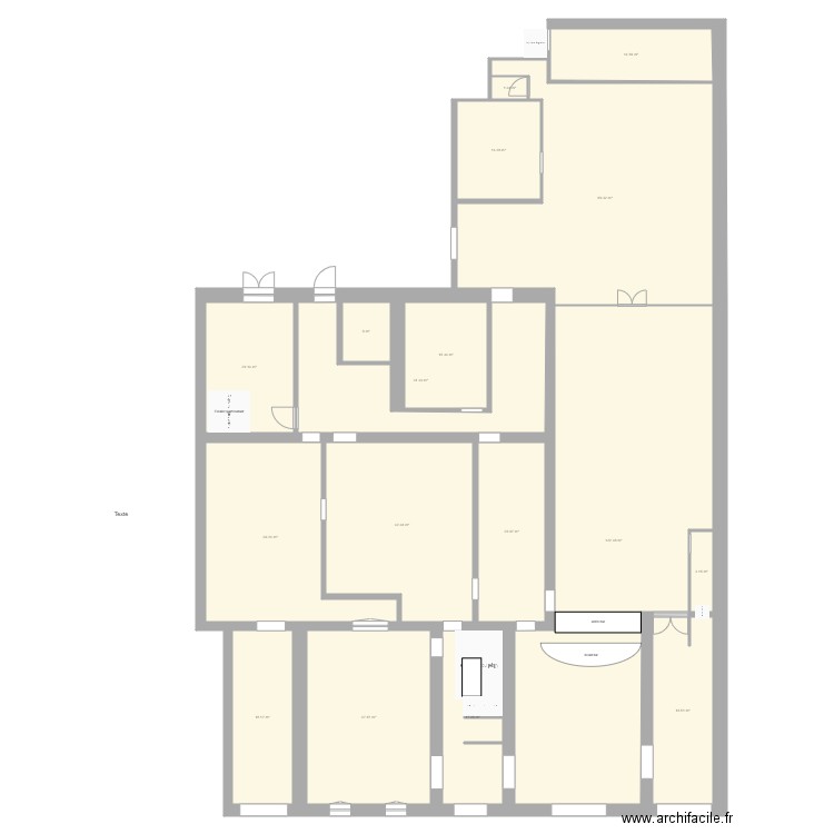 CHALANDRAY RDC extincteurs. Plan de 0 pièce et 0 m2