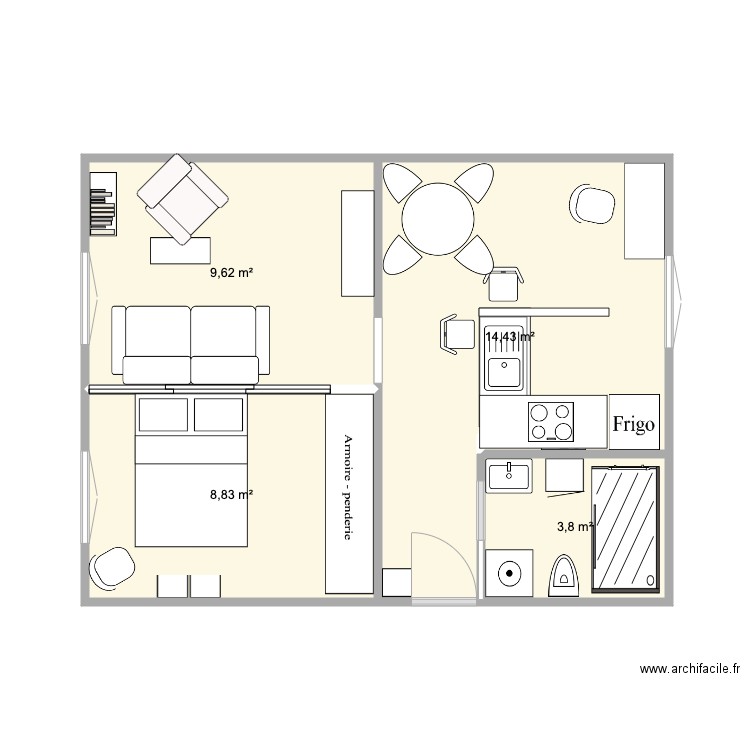 Paris 11. Plan de 0 pièce et 0 m2
