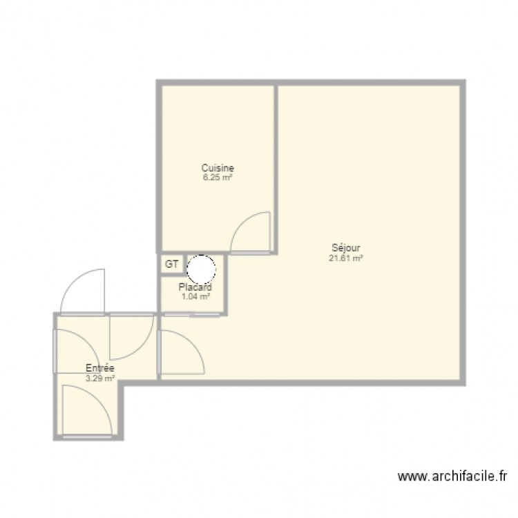 CDV B25 Plan IRS. Plan de 0 pièce et 0 m2