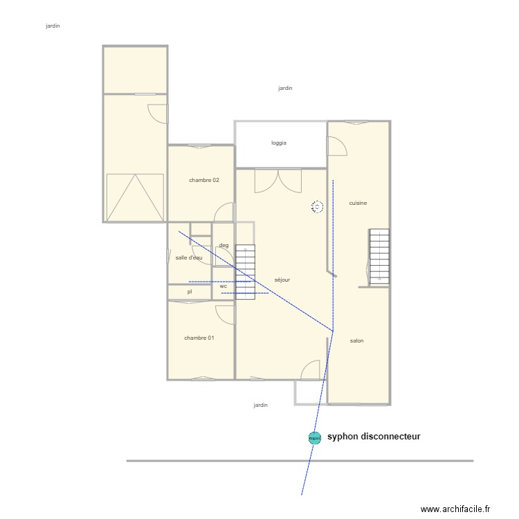 consorts guyonneau ass. Plan de 10 pièces et 111 m2