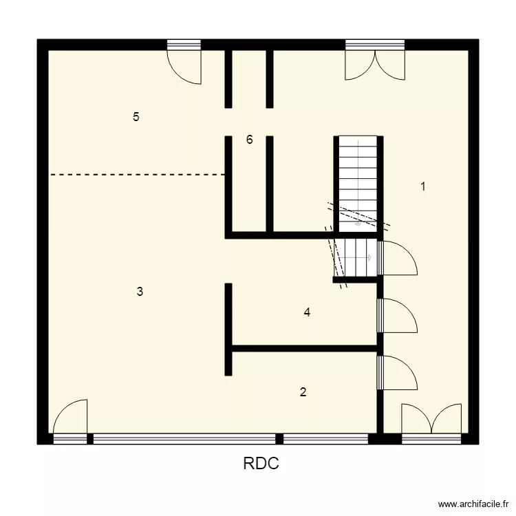 184675 PERREY. Plan de 