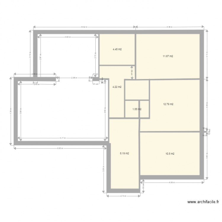 foncia goudou. Plan de 0 pièce et 0 m2