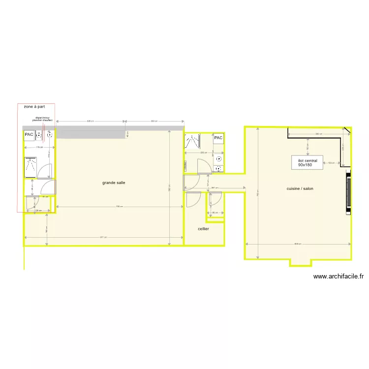plan plancher chauffant rdc anconetti. Plan de 