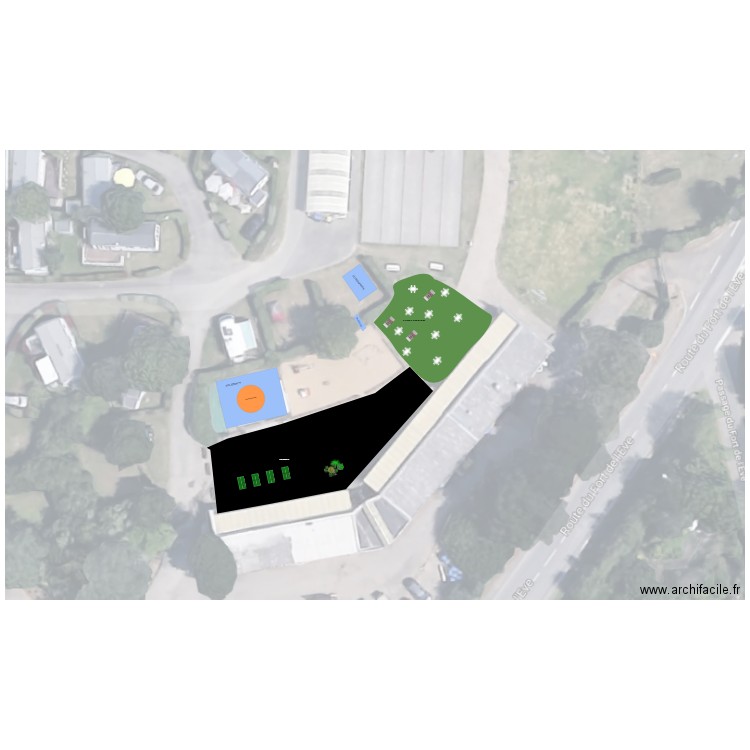 Extérieur. Plan de 0 pièce et 0 m2