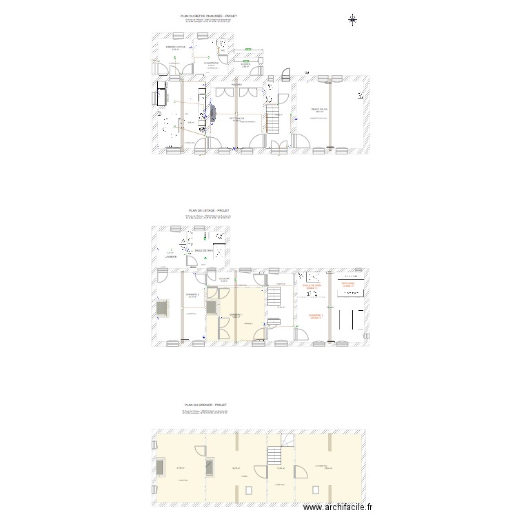 Route de l Abbaye  PROJET Sept 2019. Plan de 0 pièce et 0 m2