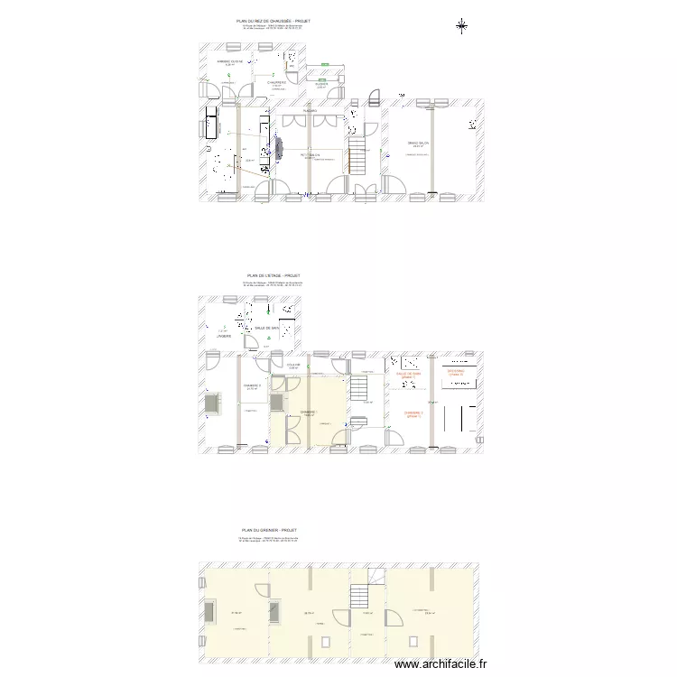 Route de l Abbaye  PROJET Sept 2019. Plan de 