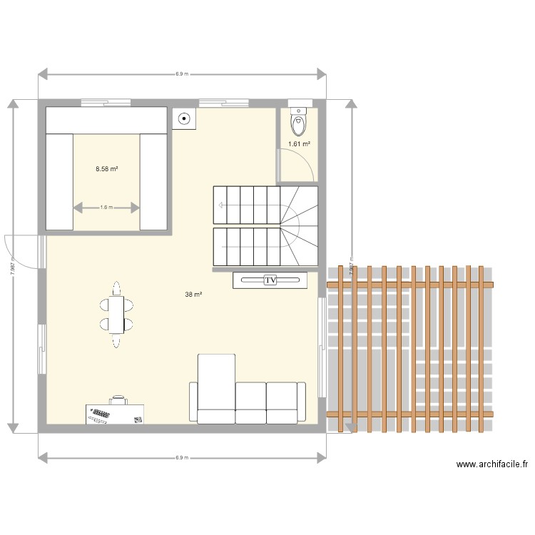 plan pergo. Plan de 0 pièce et 0 m2