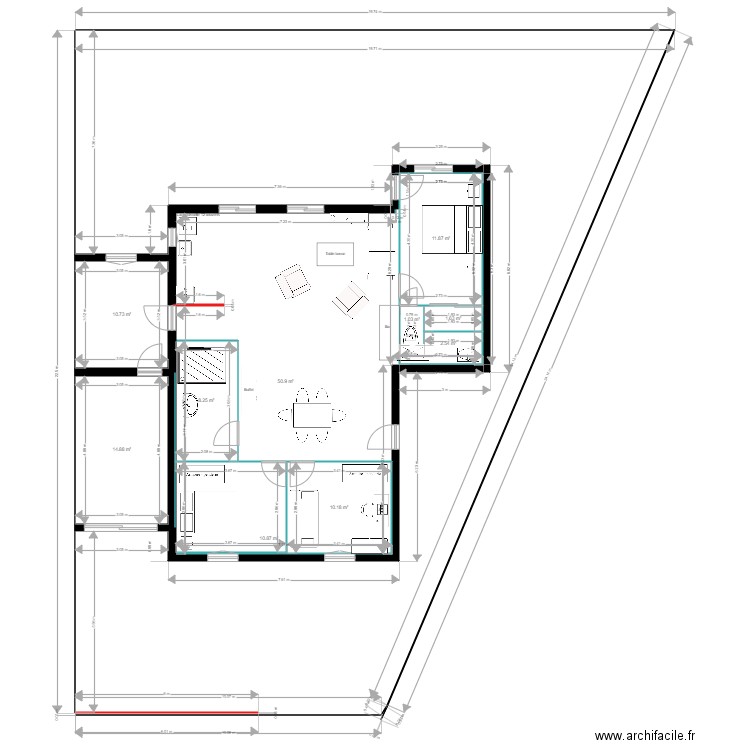 Plan de maison garage2. Plan de 0 pièce et 0 m2