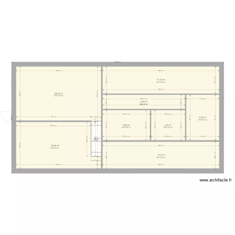 Maison 128m2 emprise sol avec 3 &eacute;tage. Plan de 