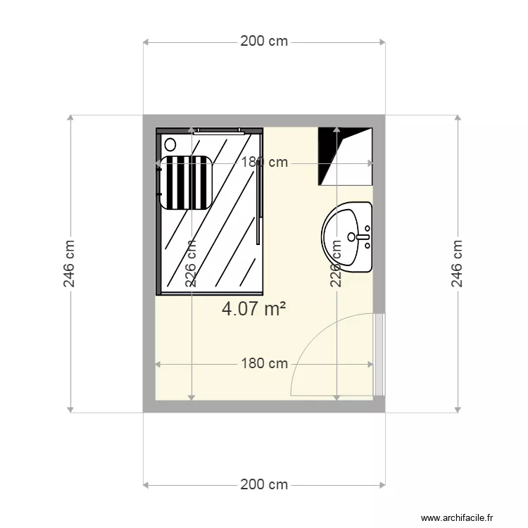 BOISSET opheor projet. Plan de 