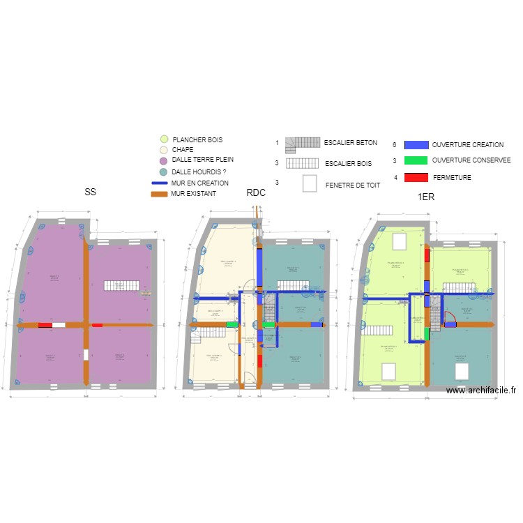 F4 F2 2xF1AIRBNB MACONNERIE. Plan de 0 pièce et 0 m2