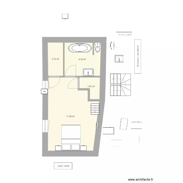 Maison 2e niveau 22000. Plan de Maison 2e niveau 22000. Plan de