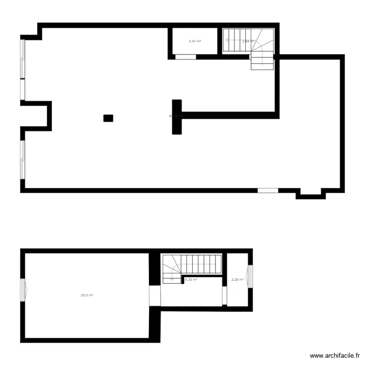 resto les DUNES. Plan de 