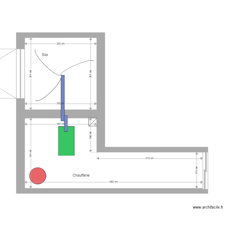 Chaufferie bois Brion. Plan de 0 pièce et 0 m2