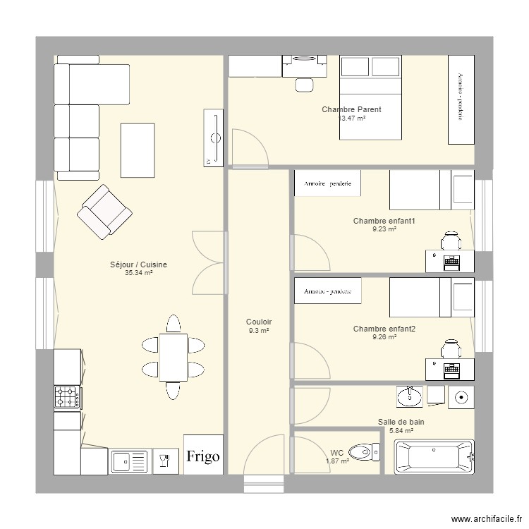 Projet Kilinc. Plan de 0 pièce et 0 m2