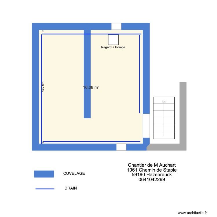 PLAN AUCHART. Plan de 0 pièce et 0 m2