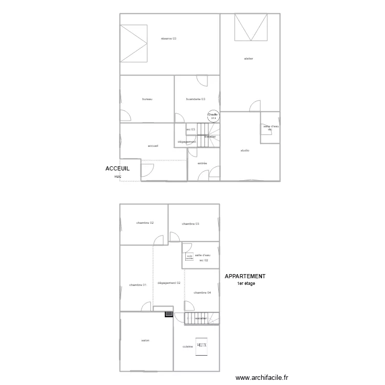 camping la belle henriette accueil appartement. Plan de 