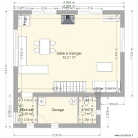 CJ LF PLAN 9 X 7 OPTION  GARAGE MF FACADE NORD