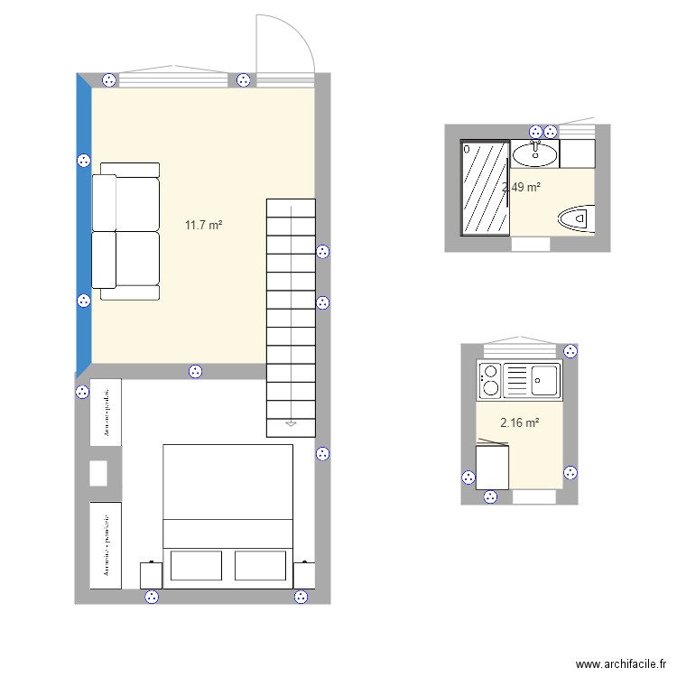 Appart Pia. Plan de 0 pièce et 0 m2