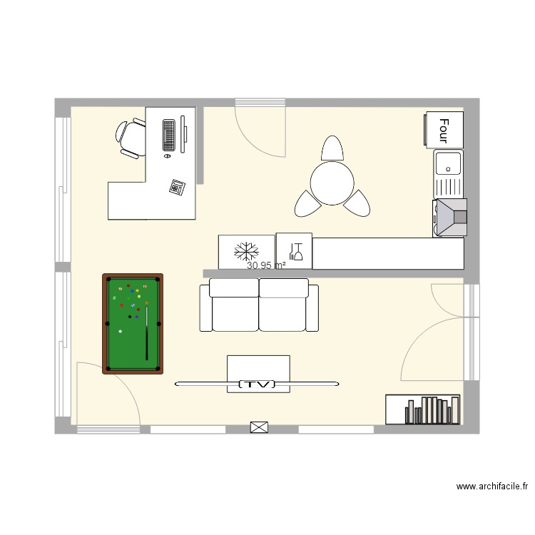 Atelier 2019. Plan de 0 pièce et 0 m2