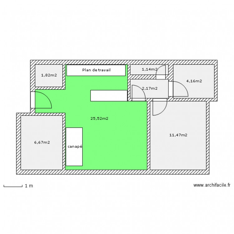 Essai 2. Plan de 0 pièce et 0 m2