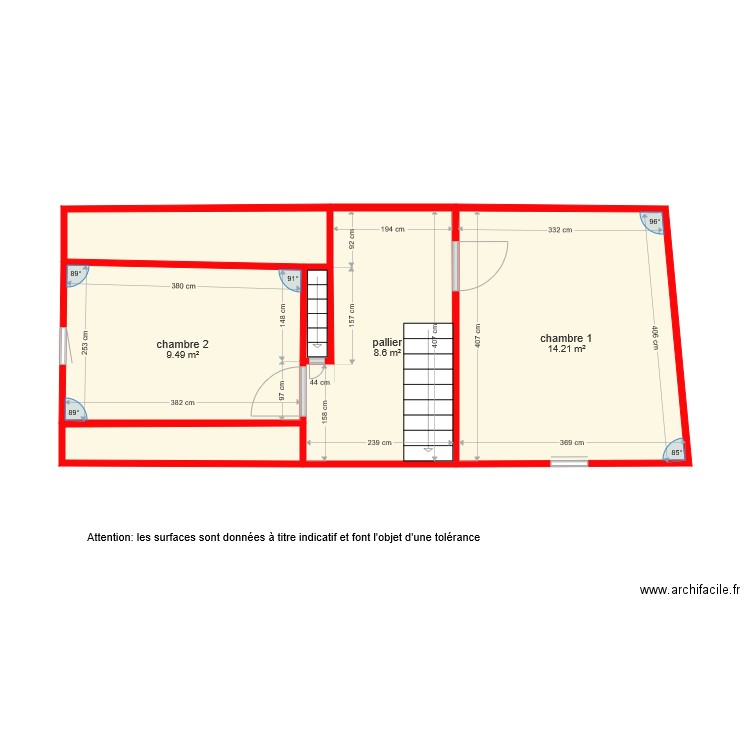 BI3270 1er étage. Plan de 0 pièce et 0 m2