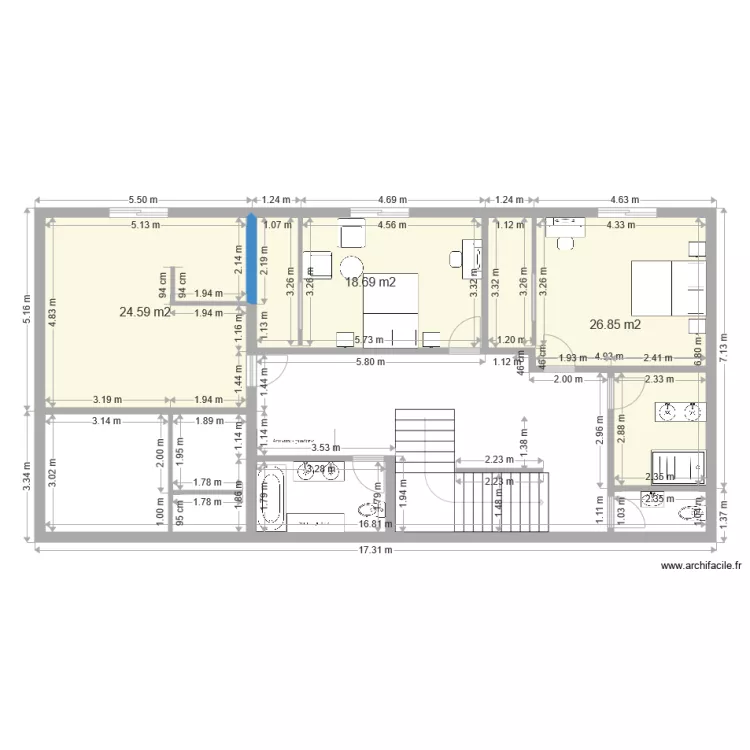 armazem casa. Plan de 