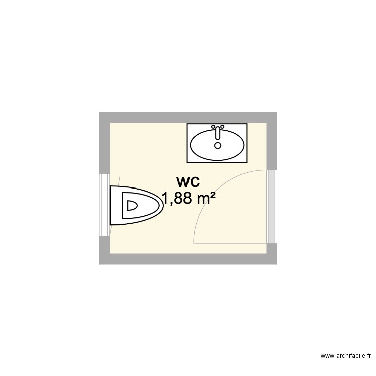 wc privé Lapraz. Plan de 0 pièce et 0 m2