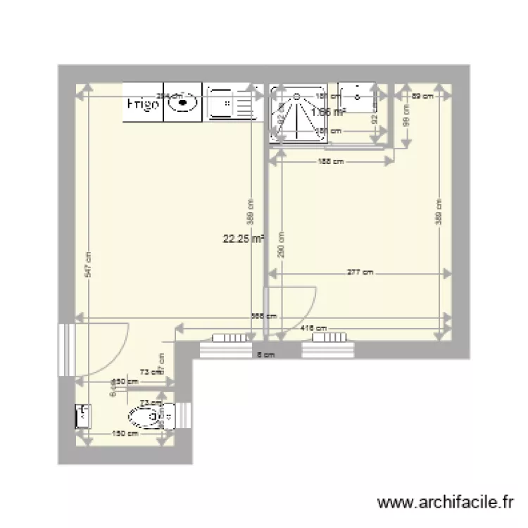 Appartement 002  . Plan de 