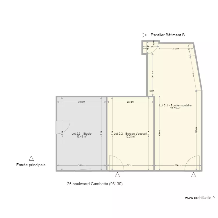 Plan final Lot 2. Plan de Plan final Lot 2. Plan de