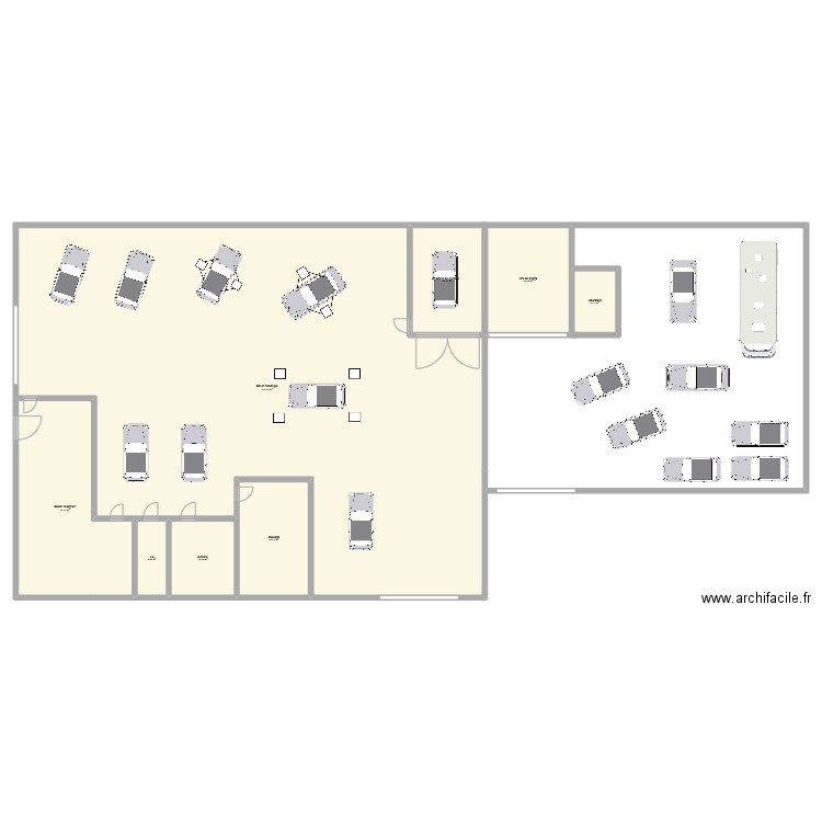 garage. Plan de 0 pièce et 0 m2