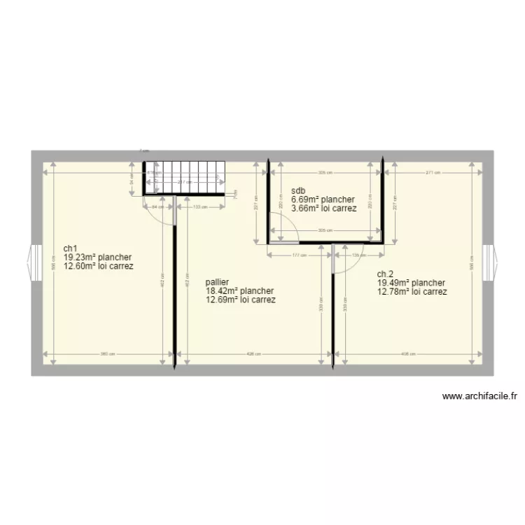 PLAN etage 2. Plan de 