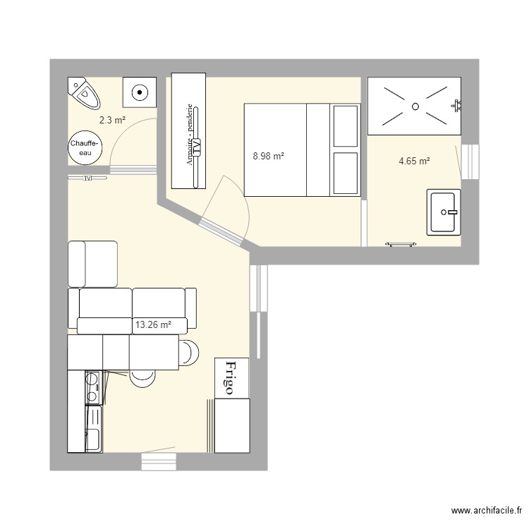 Maison St Foy2. Plan de 0 pièce et 0 m2