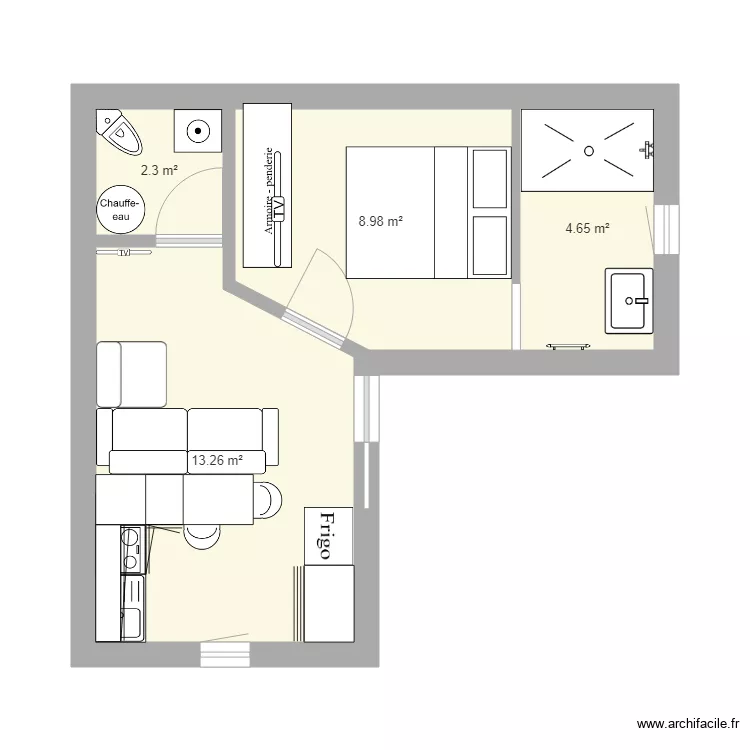Maison St Foy2. Plan de 