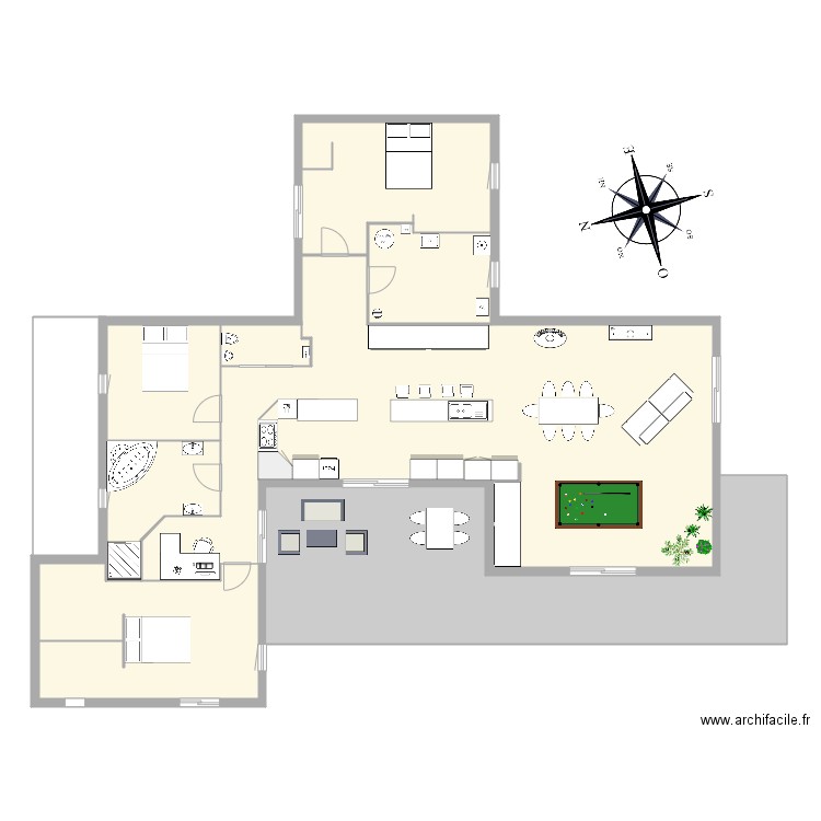 GABILLAUD. Plan de 0 pièce et 0 m2