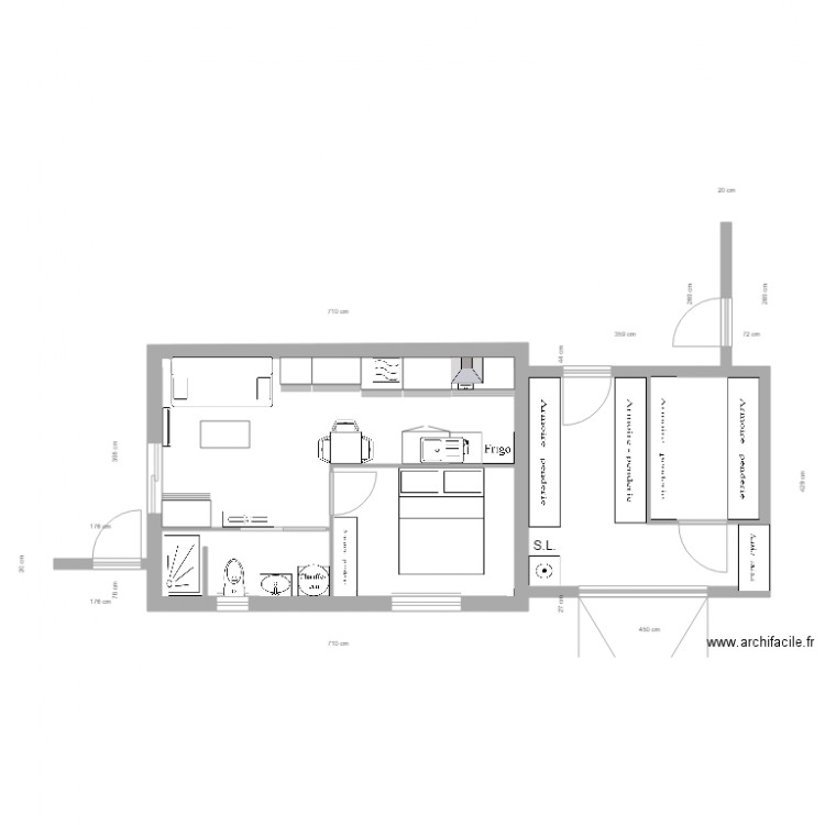 Essai New Garage meubles sans EDF 8 TER. Plan de 0 pièce et 0 m2