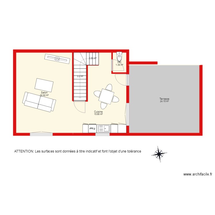 BI1735 niveau 1. Plan de 0 pièce et 0 m2