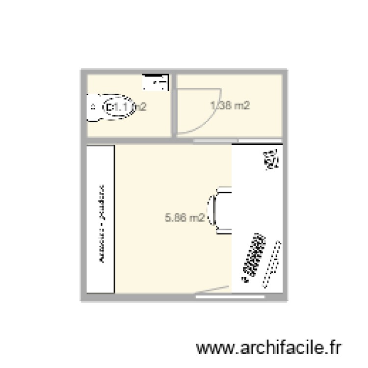 bureau-toilette-etage-plan-dessin-par-je
