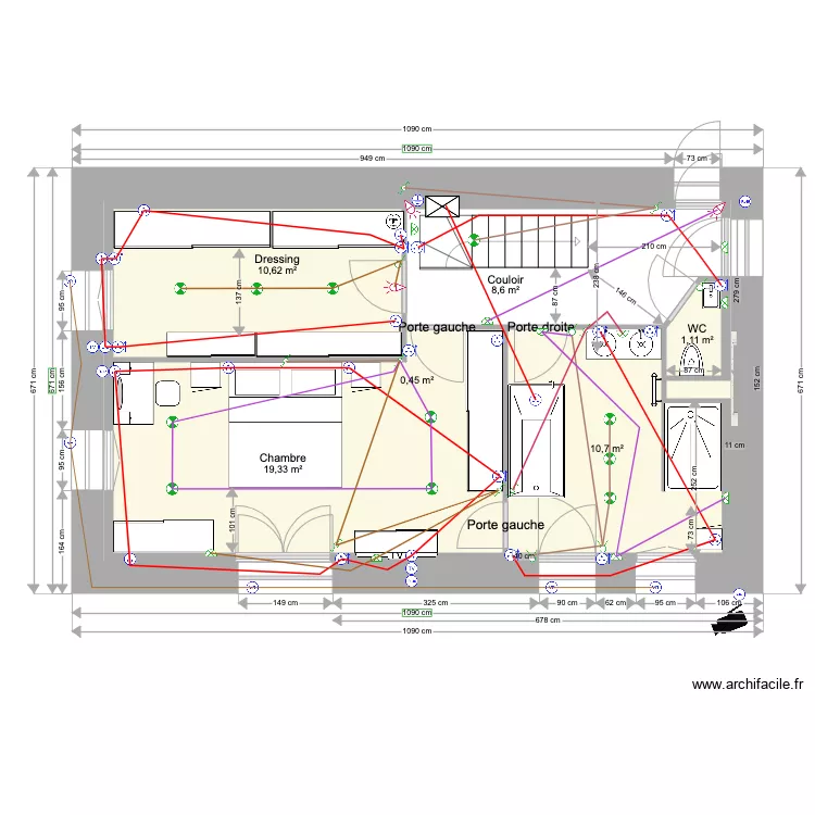 ANAIS BAT1 RDC ELEC 16 01 2023. Plan de 