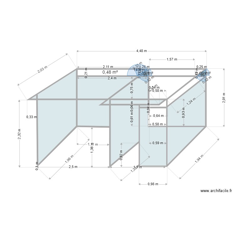 ABRI VELOS   LOCAL FUMEUR. Plan de 17 pièces et 12 m2