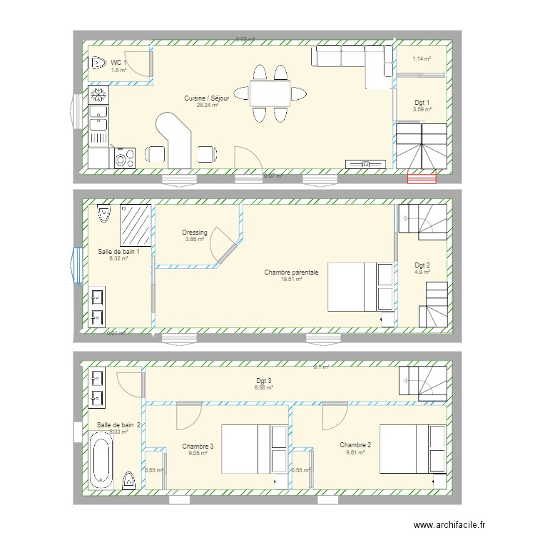 Marine. Plan de 0 pièce et 0 m2