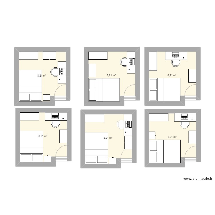 Chambre Ben. Plan de 0 pièce et 0 m2