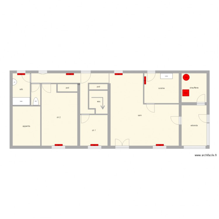 PASSEVANT. Plan de 0 pièce et 0 m2